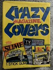 1973 FLEER CRAZY MAGAZINE COVERS (1) WAX PACK. RARE SEE PICS & DESCRIPTION picture