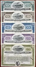 Titanic Group of 5 International Mercantile Marine Stock Certificates - Co. that picture
