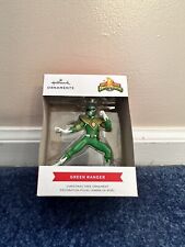 SHIPS TODAY Hallmark Green Power Ranger Tommy Oliver Christmas Ornament New 2022 picture