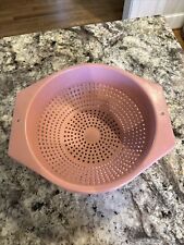 Vintage Pink Shamrock Neatway Made In The USA Strainer/Colander picture