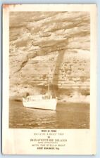 Postcard When in Perce Include Boat Trip to Bonaventure Island Stella RPPC G145 picture