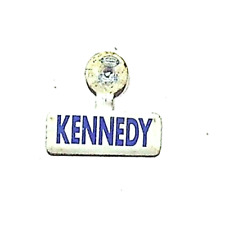 ROBERT F. KENNEDY BOBBY RFK TAB CAMPAIGN - 1968 VINTAGE PINBACK BUTTON POLITICAL picture