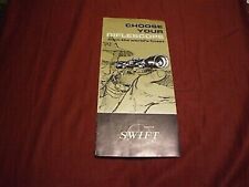 UNDATED 1965(?) SWIFT - CHOOSE YOUR RIFLESCOPE Brochure Catalog picture