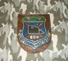 UNIQUE USAF AIR FORCE AF INFORMATION INFO OPERATIONS IO GERMAN HAND MADE PLAQUE picture