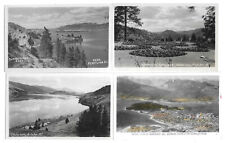 Lot of 4 RPPC Postcards Penticton Vancouver BC British Columbia Canada picture
