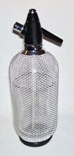 Braided Meshed SELTZER BOTTLE w/Red Fill Line (CO2 Cartridges not included) picture