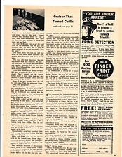 1959 Print Ad Institute of Applied Science Crime Detection Finger Print Expert picture
