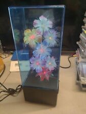 Vintage 1984 Fiber Optic Color Changing Flower Butterfly Musical Lamp - Works picture