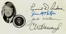 “Jimmy Carter's Advisors Presidential LOGO Envelope Signed X4 picture