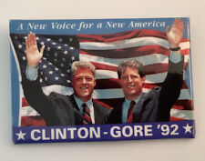 1992 BILL CLINTON AL GORE President campaign pinback button political Pin   48 picture