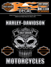 HARLEY DAVIDSON Cognition SKULL DECAL  5.0  INCH  DECAL picture