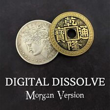 Digital Dissolve (Morgan Version) Coin Change Magic Transposition Magic Tricks picture
