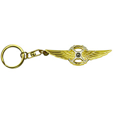 EL3-005 Full size UAS FAA Commercial Drone Pilot Wings keychain with 1 inch keyr picture