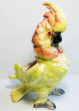 Vintage Cockatoo Parrot Bird Planter Figurine - Cute picture