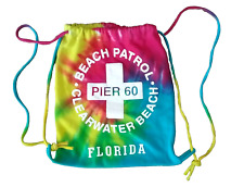 Florida Vacation Souvenir Beach Bag Pier Tie Dye 60 Beach Patrol Clearwater  picture