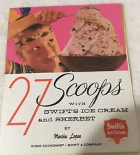 27 Scoops Swifts Ice Cream and Sherbert Martha Logan Booklet Recipe Ad Pamplet picture