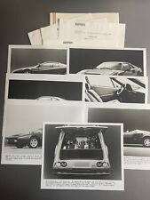 1986 Ferrari Full Line Press Kit + 7 B&W Photos, English - RARE Awesome L@@K picture