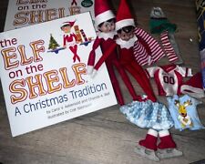 Elf on The Shelf Bundle Lot Of 2 Elves With Accessories & Outfits picture