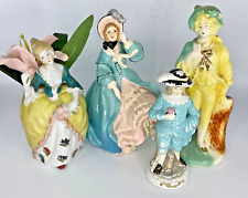Vintage Figurine Lot Porcelain Victorian Ladies and Men Art Deco Japan picture