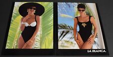 1991 Print Ad Sexy La Blanca Swimwear Bikini Brunette Lady Fashion Art Beauty picture