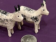 PUTZ GERMANY miniature ( Lot Of 2 ) GAZELLES Unique antique from Germany In EUC. picture