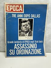 EPOCA Magazine Tre Anni Dopo Dallas Novembre 1966 #844 Kennedy Assination VTG picture