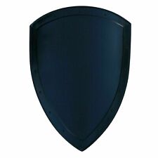 Medieval Armor Functional Historical Replica Solid Black Heater Costume Shield picture