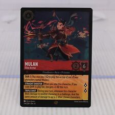 B2 Lorcana TCG Card Ursula's Return Mulan Elite Archer Legendary Foil 114/204 picture