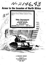 210 Page 1950 Armor Invasion of North Africa Operation Torch Study on Data CD picture