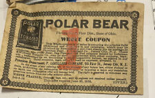 Vintage Polar Bear Tobacco Coupon picture