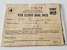 Vintage WW2 War Ration Book Four OPA picture