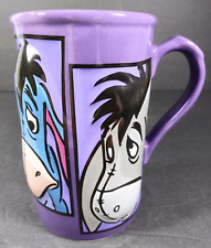 Eeyore Disney Store Ceramic Purple 3D Embossed Coffee Mug Large picture