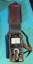 Vintage ANALYTICAL MEASUREMENTS INC 107 ANALOG PH METER 0-100 W/LEATHER CASE picture