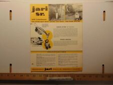  Vintage Jari Products INC Jari SR with 2 Attachments Sales Brochure Minneapolis picture