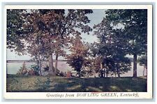 Bowling Green Kentucky KY Postcard Greetings Trees Nature View Unposted Vintage picture