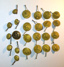 VTG LOT OF NAVAL COAT BUTTONS (24) SUPERIOR BUTTON COMPANY picture