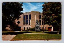 Grinnell IA- Iowa, Darby Gymnasium, Antique, Vintage Souvenir Postcard picture