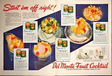 1942 Del Monte Fruit Cocktail Vintage Print Ad picture
