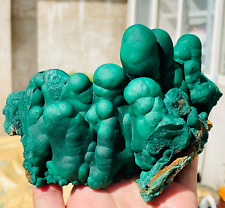 3.70lb Top Green Velvet Silky Malachite Crystal Fibrous Botryoidal Specimen picture