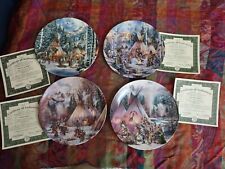 Vintage 1993 4 Plates Bradford Exchange Limited Edition Sacred Circle Collection picture
