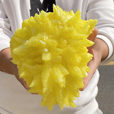 6.16LB Large yellow sulfur crystal quartz Sulfur on the Sicily Matrix picture