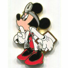 Disney Pin Minnie Mouse Doctor Red Shoes Lab Coat Stethoscope Disney Store Japan picture