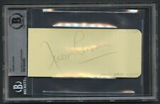 Jerome Cowan d1972 signed autograph 2x5 cut Actor The Maltese Falcon BAS Slabbed picture