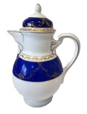 Nippon Hand Painted Chocolate Pot / Coffee Pot/ Teapot Colbert Blue & Gilding picture