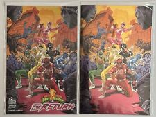 MMPR THE RETURN #2 Retailer And Variant FOIL Cover By The ESCORZA BROTHERS picture