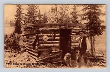 Cripple Creek CO-Colorado, First House, Old Prospector, Vintage Postcard picture