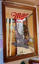 Miller High Life Wildlife Series WHITE TAILED DEER Bar Mirror  picture