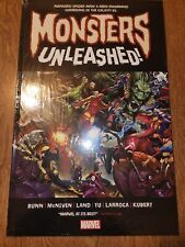 Marvel Monsters Unleashed Monster-Size Hardcover Avengers X-Men Sealed 21.5