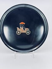 Vintage Couroc Tray Platter w/ Antique Car Illustration Design MCM Monterey, CA picture