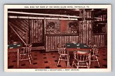 Pottsville PA-Pennsylvania, Coal Mine Tap Room, Necho Allen Vintage Postcard picture